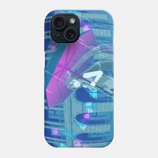 Miku in the Rain Phone Case