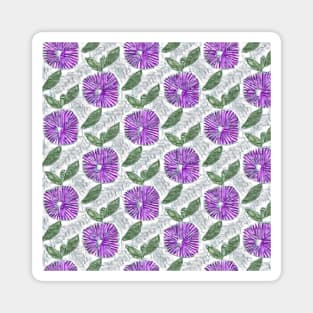 Doodle Spring wildflowers 7 (MD23SPR020) Magnet