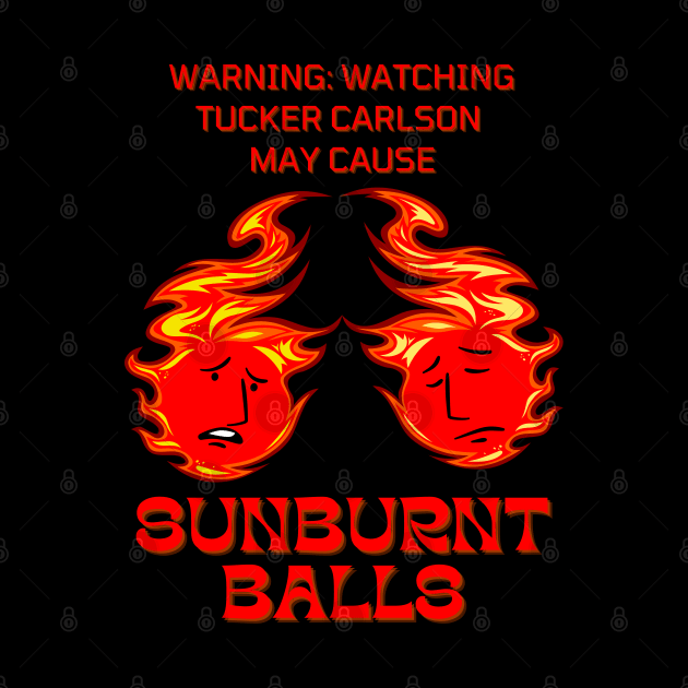 WARNING: SUNBURNT BALLS by TJWDraws