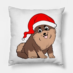 Santa Puppy Pillow