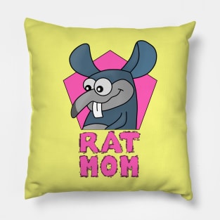 Rat Mom Pillow