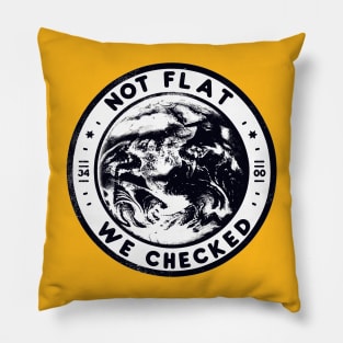 Flat earth Pillow