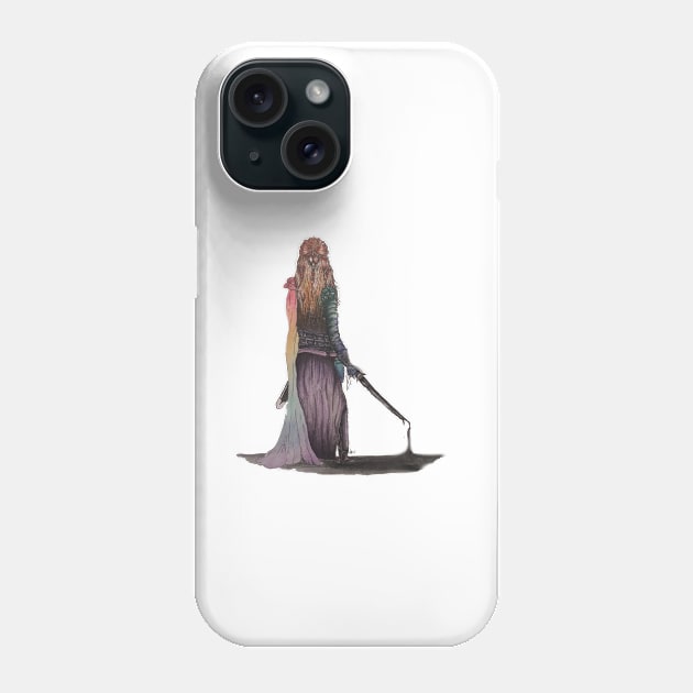 Lexa Mt. Weather Warrior (RB) Phone Case by freddyhlb