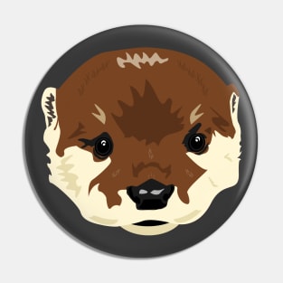 Otter Baby Vector Pin