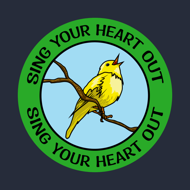 Sing Your Heart Out Badge by LadyCaro1