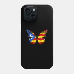 Catalan Flag  Catalonia Catalan Flag Butterfly Freedom - Gift for Catalan From Catolonia Phone Case