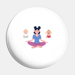 Cool Mom Floating Babies Pin