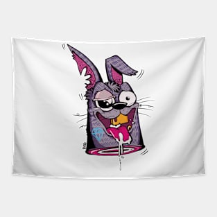 Mad rabbit Tapestry