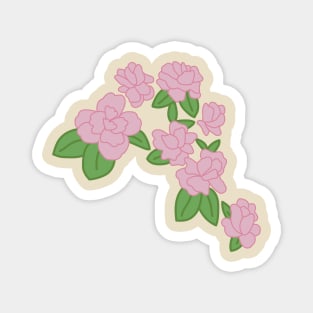 Pink Flowers Magnet