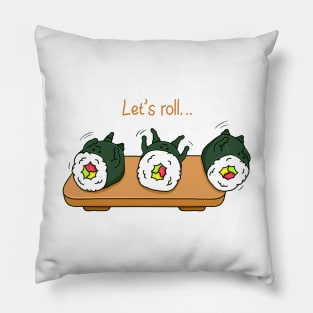 Rolling Sushi Roll Pillow