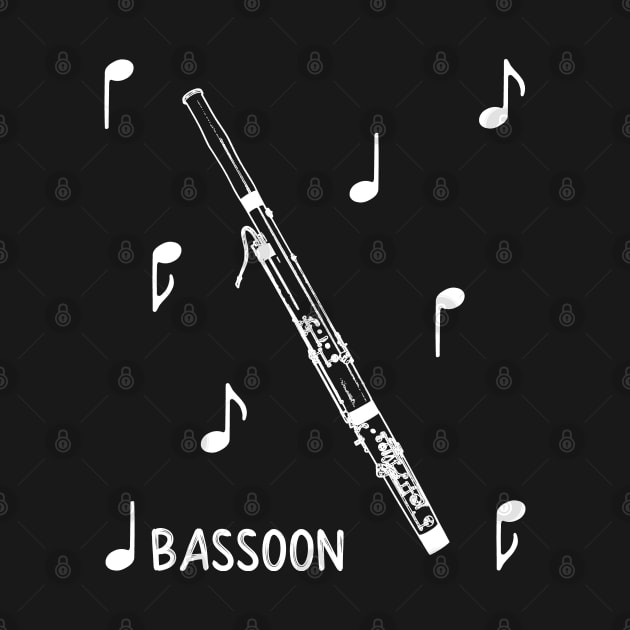 Musical Notes Bassoon by AngelFlame