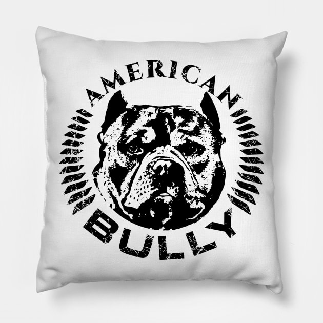 American Bully Pillow by Nartissima