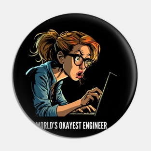 World's Okayest Engineer v3 Pin