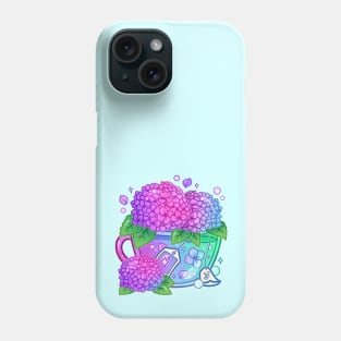 Hydrangea Teacup Phone Case