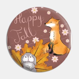 Happy Fall Pin