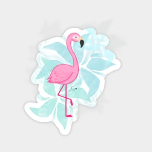 Flamingo Art Magnet