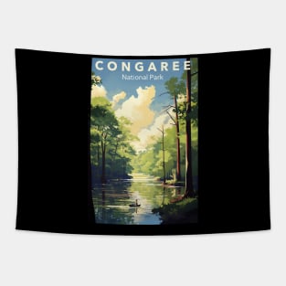 Congaree National Park Travel Poster Tapestry