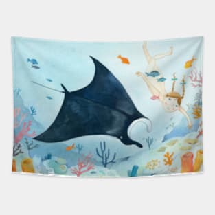 Manta Tapestry