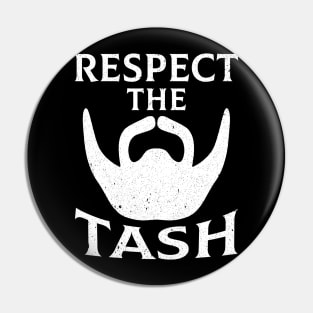 Funny Beard Respect The Tash Pin