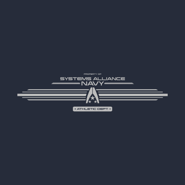 Alliance Navy Athletic Dept. [Grey] by Karthonic