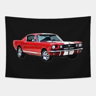 Ford Mustang Red Tapestry