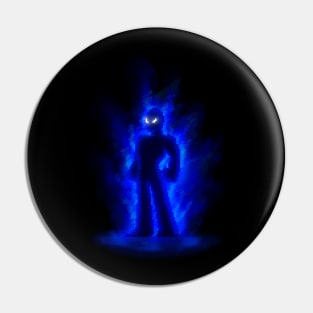 blue flame Pin