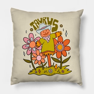 Taurus Scarecrow Pillow