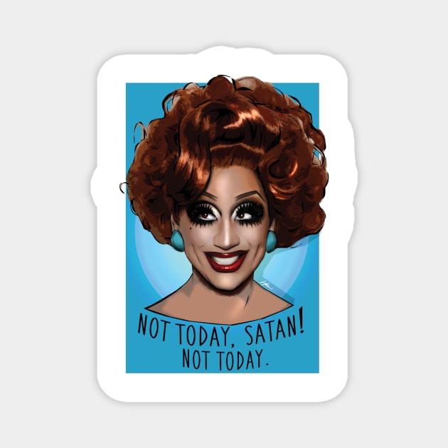 Not Today Satan! Magnet by LiamShaw