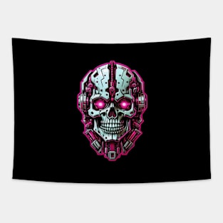 Cyperpunk skull Tapestry