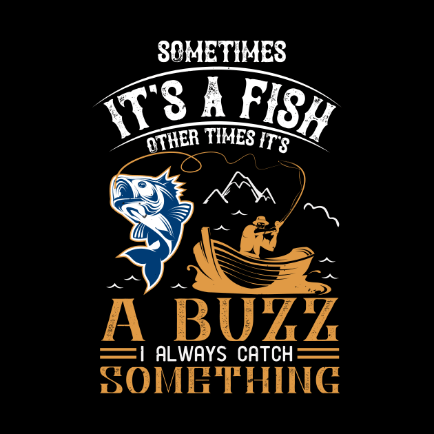 sometimes it's a fish other times it's a buzz i alwyas catch something by monami