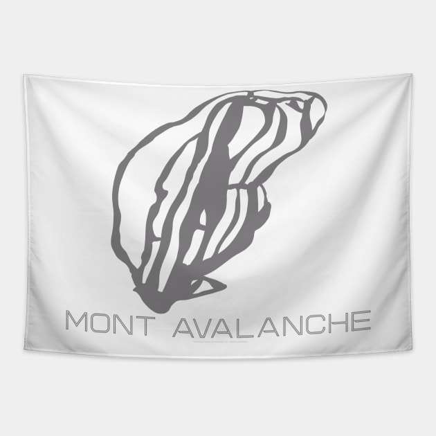 Mont Avalanche Resort 3D Tapestry by Mapsynergy