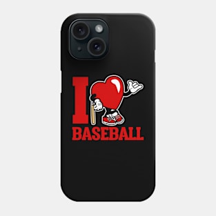 I LOVE BASEBALL 2 Phone Case