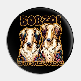 Borzoi is my spirit animal Pin