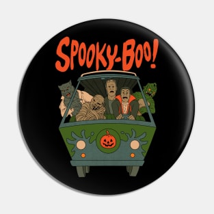 Spooky-Boo! Pin