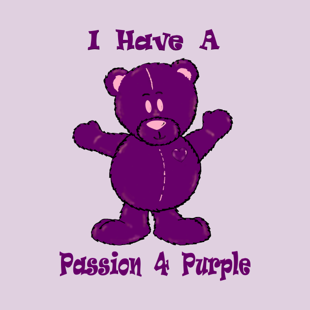 Purple Passion Or Problem Purple Pin Teepublic Fr