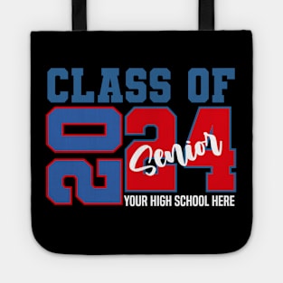 Senior Class of 2024 funny Graduation Of High Middle School Tote