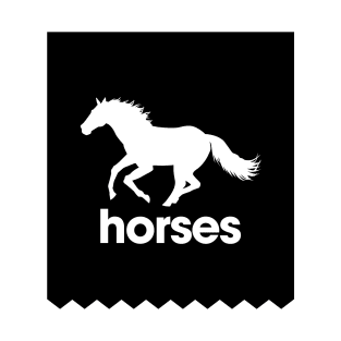 Sporty Horses Silhouette T-Shirt