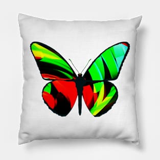 Full color Butterfly by Cooltomica Pillow