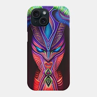 Dosed in the Machine (33) - Trippy Psychedelic Art Phone Case