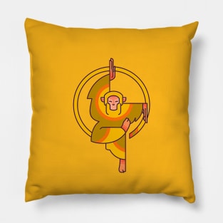 Monkey cartoon Pillow