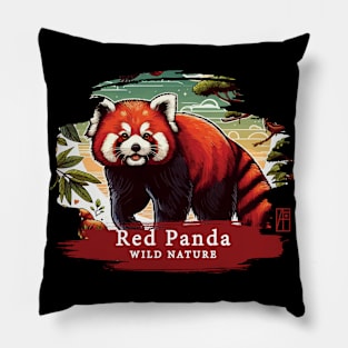 Red Panda - WILD NATURE - RED PANDA -5 Pillow