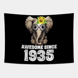 Awesome since 1935 85 Years Old Bday Gift 85th Birthday Tapestry