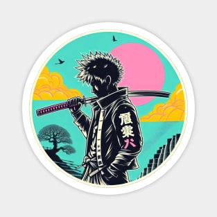 Anime Samurai Magnet