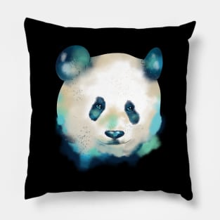 Cute Galactic Panda Space Exploration Panda Pillow