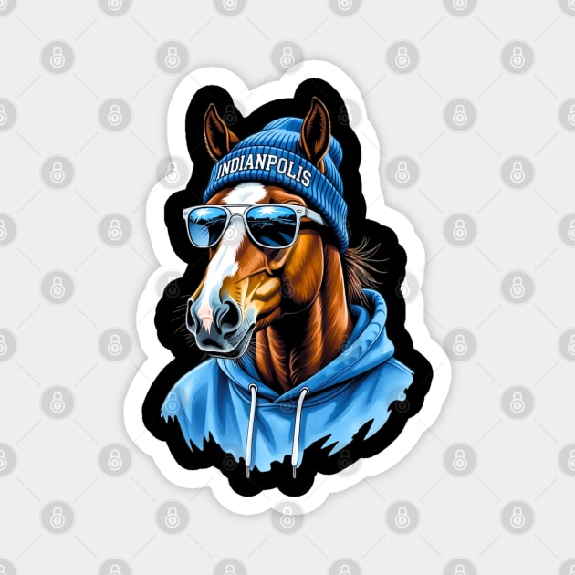 Indianapolis Spirit Animal Magnet by UrbanLifeApparel