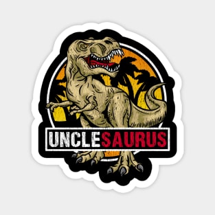 Prehistoric Unclesaurus - Dinosaur Uncle T-Shirt Magnet