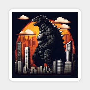 Cryptic Colossus Godzilla Magnet