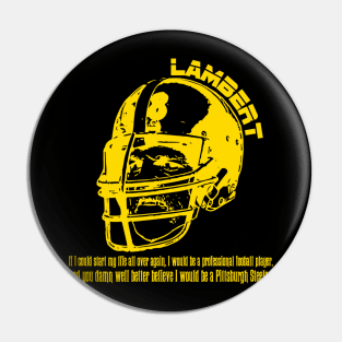 Jack Lambert-all gold Pin