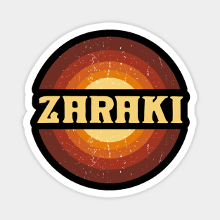 Vintage Proud Name Zaraki Birthday Gifts Circle Magnet