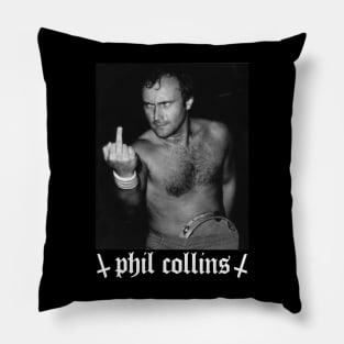 Phil Collins // Punk F*ckestetic Vintage Pillow